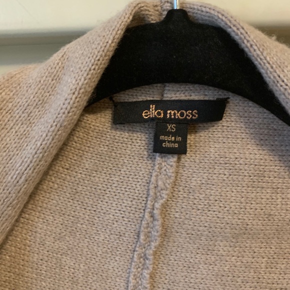 Ella Moss Deva Vest Fringe Tribal Knit Cardigan XS - Picture 5 of 14